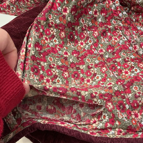 Eddie Bauer Floral Red Vest - Picture 6 of 8
